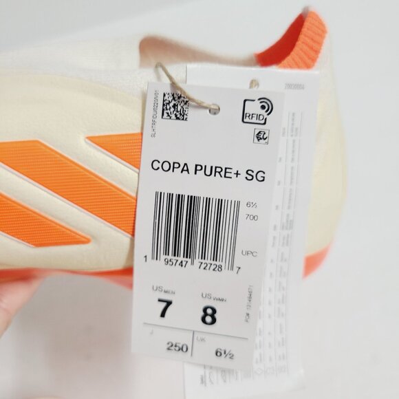 NEW Adidas Pure Copa+ SG Soccer Cleats HQ8879 Size 7 main image 9